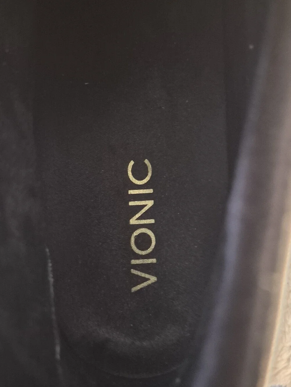 Vionic Splendid Torri Black Leather High Top Sneaker Shoes Women's Size 9.5